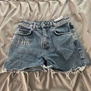 KSUBI x kith high rise jean shorts size 27